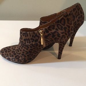 Aerin leopard booties